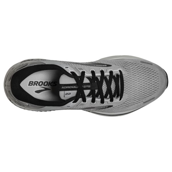 Brooks Adrenaline GTS 22 Men's Road Running Shoes Grey / Black | NZ-682347