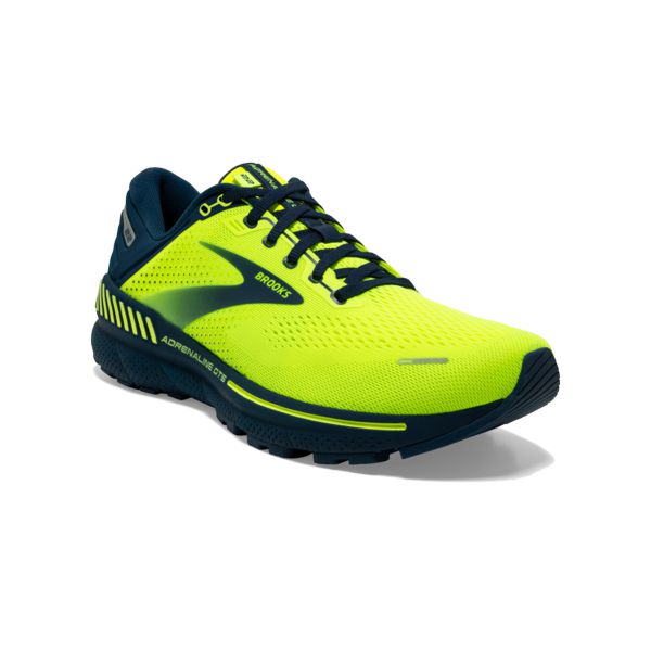 Brooks Adrenaline GTS 22 Men's Road Running Shoes Yellow / Navy | NZ-723810