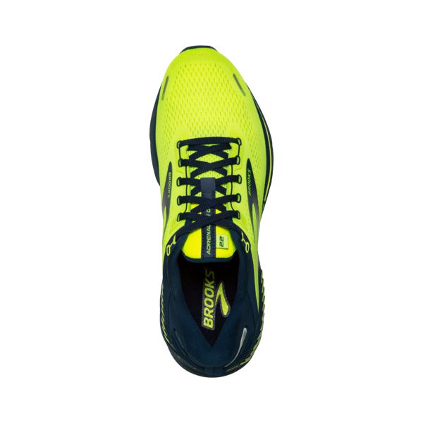 Brooks Adrenaline GTS 22 Men's Road Running Shoes Yellow / Navy | NZ-723810