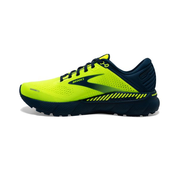 Brooks Adrenaline GTS 22 Men's Road Running Shoes Yellow / Navy | NZ-723810