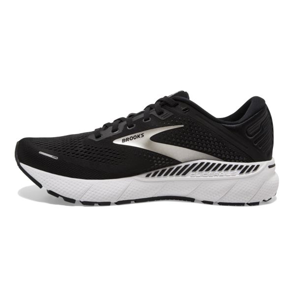 Brooks Adrenaline GTS 22 Men's Road Running Shoes Black / Silver / White | NZ-840275