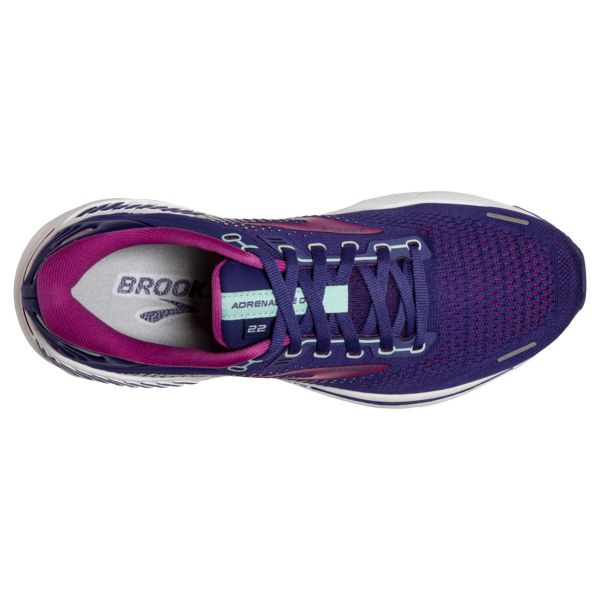 Brooks Adrenaline GTS 22 Women's Road Running Shoes Navy / Pink / White | NZ-153096