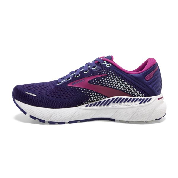 Brooks Adrenaline GTS 22 Women's Road Running Shoes Navy / Pink / White | NZ-153096