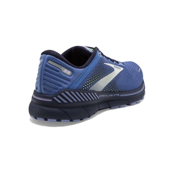 Brooks Adrenaline GTS 22 Women's Road Running Shoes Blue / Purple / Yellow | NZ-398524