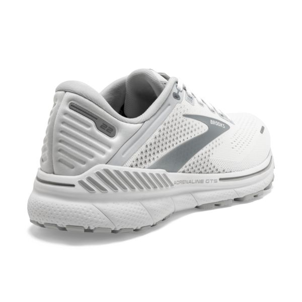 Brooks Adrenaline GTS 22 Women's Road Running Shoes White / Grey | NZ-492637