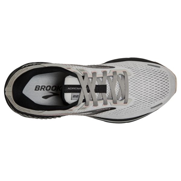 Brooks Adrenaline GTS 22 Women's Road Running Shoes Grey / Rose / Black | NZ-645089