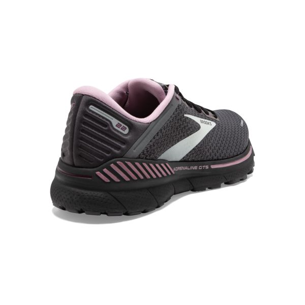 Brooks Adrenaline GTS 22 Women's Road Running Shoes Grey / Pink / White | NZ-814203