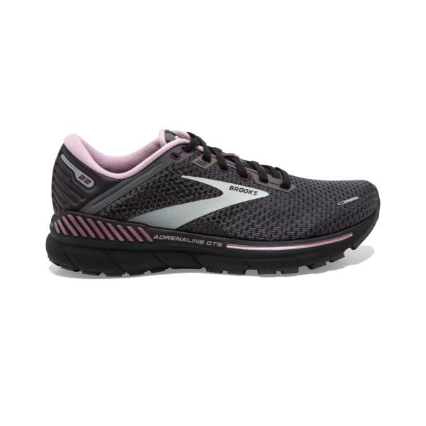 Brooks Adrenaline GTS 22 Women\'s Road Running Shoes Grey / Pink / White | NZ-814203