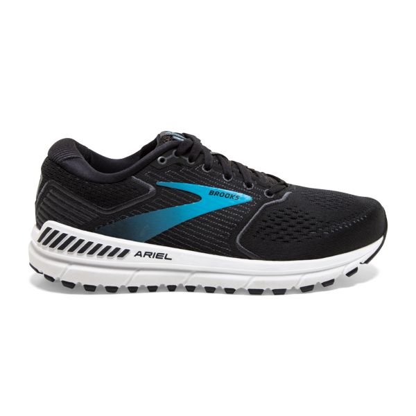 Brooks Ariel 20 Women\'s Road Running Shoes Black / Blue / White | NZ-376452