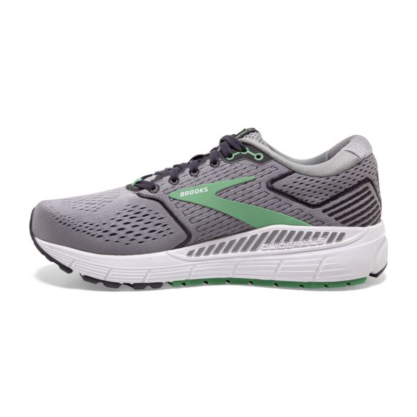 Brooks Ariel 20 Women's Road Running Shoes Grey / Black / Green | NZ-384596