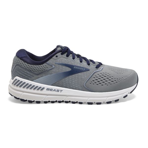 Brooks Beast 20 Men\'s Road Running Shoes Grey / Blue / White | NZ-125069