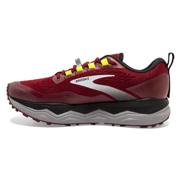 Brooks Caldera 5 Men's Trail Running Shoes Red / Black / Yellow | NZ-943027