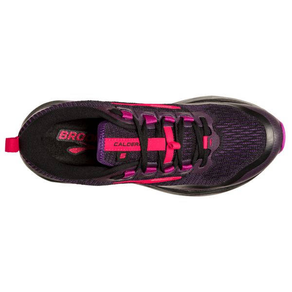 Brooks Caldera 5 Women's Trail Running Shoes Black / Purple / Red | NZ-721430