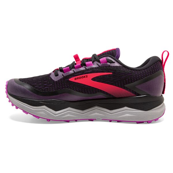 Brooks Caldera 5 Women's Trail Running Shoes Black / Purple / Red | NZ-721430