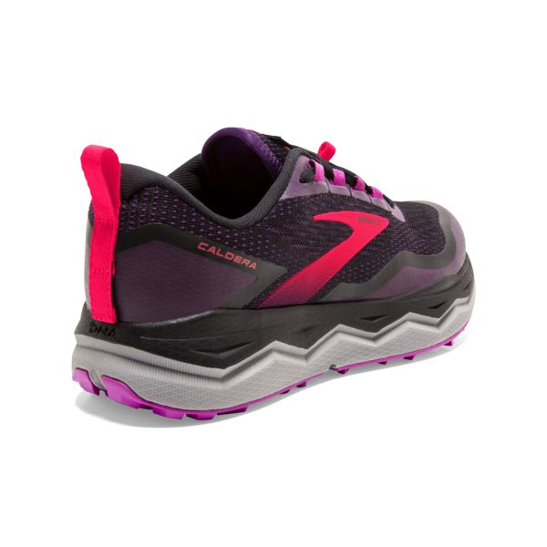 Brooks Caldera 5 Women's Trail Running Shoes Black / Purple / Red | NZ-721430