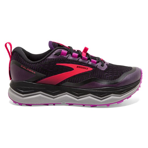 Brooks Caldera 5 Women\'s Trail Running Shoes Black / Purple / Red | NZ-721430