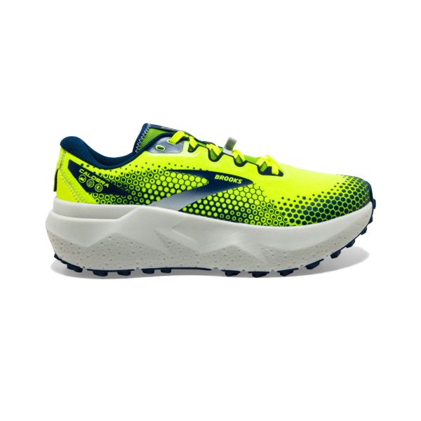 Brooks Caldera 6 Men\'s Trail Running Shoes Yellow / Green / White | NZ-632901