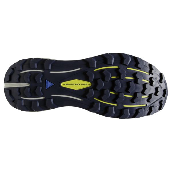 Brooks Cascadia 16 Men's Trail Running Shoes Blue / Black / Yellow | NZ-541073