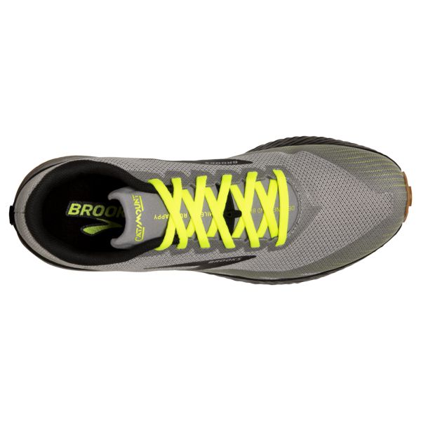 Brooks Catamount Men's Trail Running Shoes Grey / Yellow / Black | NZ-984231