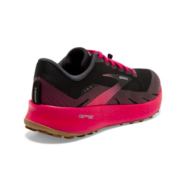 Brooks Catamount Women's Trail Running Shoes Black / Pink | NZ-270385