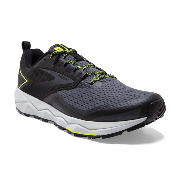 Brooks Divide 2 Men's Trail Running Shoes Black / Grey / Yellow | NZ-320146