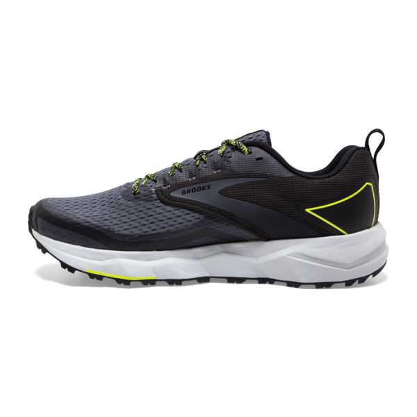 Brooks Divide 2 Men's Trail Running Shoes Black / Grey / Yellow | NZ-320146