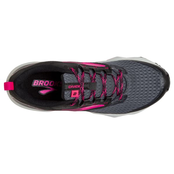 Brooks Divide 2 Women's Trail Running Shoes Black / Pink / White | NZ-458367