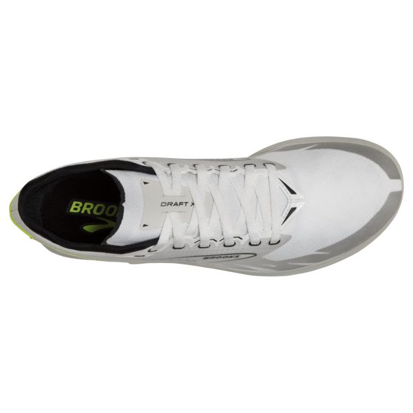 Brooks Draft XC Women's Racing Shoes White / Black / Yellow | NZ-710386