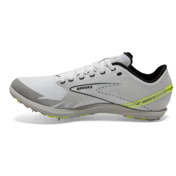 Brooks Draft XC Women's Racing Shoes White / Black / Yellow | NZ-710386