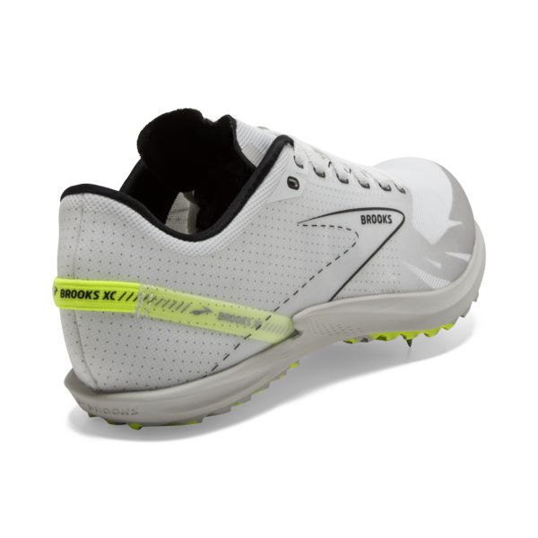 Brooks Draft XC Women's Racing Shoes White / Black / Yellow | NZ-710386