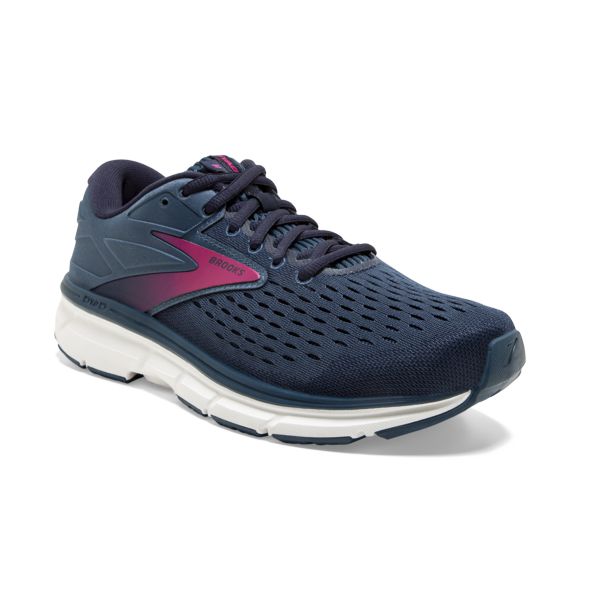 Brooks Dyad 11 Women's Road Running Shoes Blue / Navy / Pink | NZ-109524