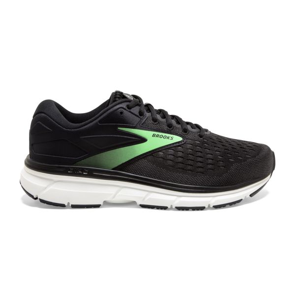 Brooks Dyad 11 Women\'s Road Running Shoes Black / Green / White | NZ-48951