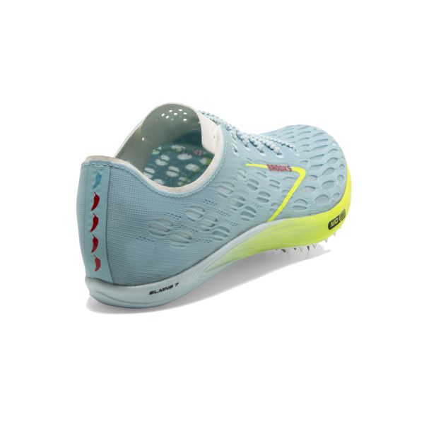 Brooks ELMN8 7 Men's Racing Shoes Blue / Yellow / Red | NZ-275614