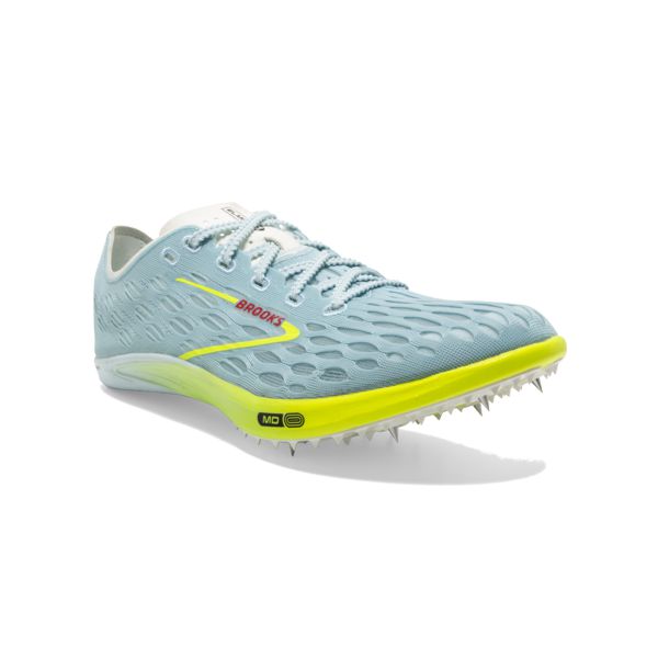 Brooks ELMN8 7 Women's Racing Shoes Blue / Yellow / Red | NZ-857019