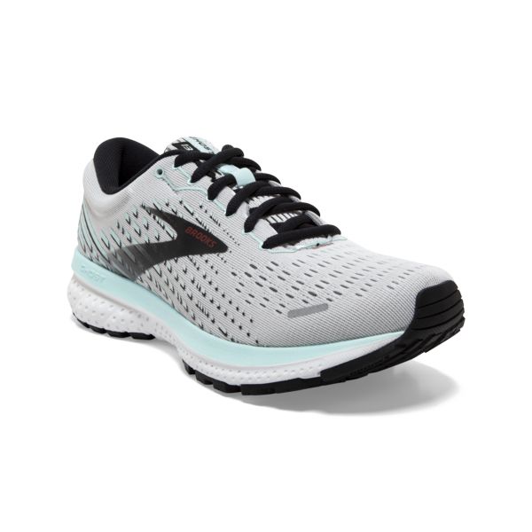 Brooks Ghost 13 Women's Road Running Shoes Grey / Black / Blue | NZ-893576