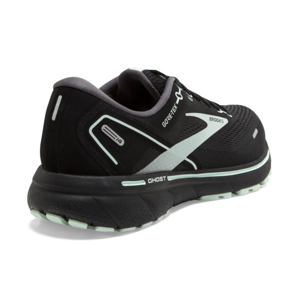 Brooks Ghost 14 GTX Women's Road Running Shoes Black / White | NZ-258143