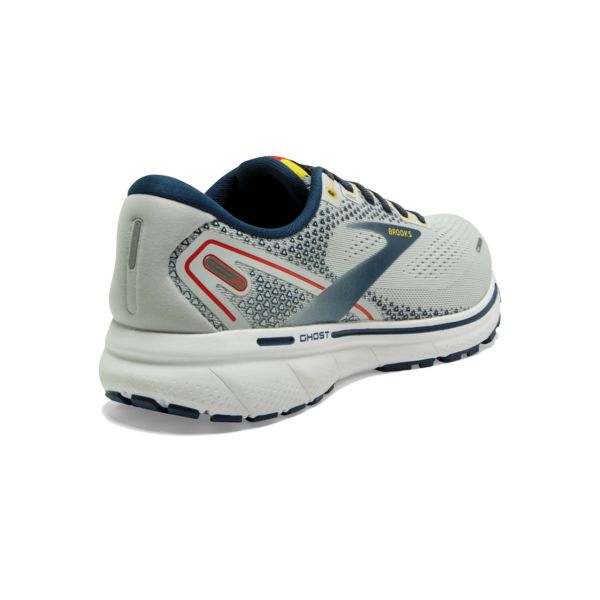 Brooks Ghost 14 Men's Road Running Shoes Grey / Navy / White | NZ-146509