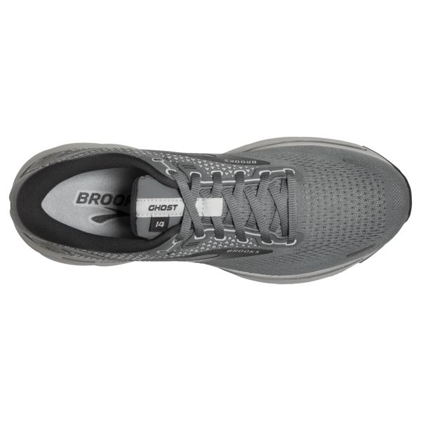 Brooks Ghost 14 Men's Road Running Shoes Grey / White | NZ-153890