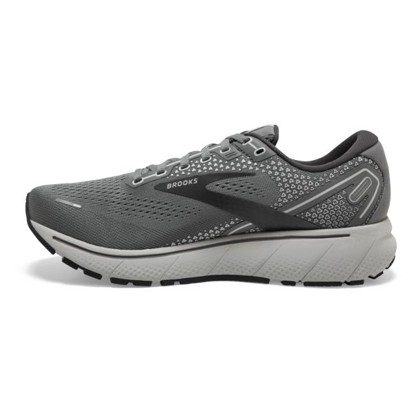 Brooks Ghost 14 Men's Road Running Shoes Grey / White | NZ-153890