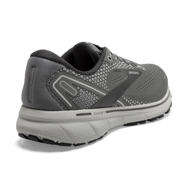 Brooks Ghost 14 Men's Road Running Shoes Grey / White | NZ-153890