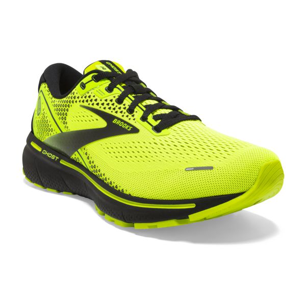 Brooks Ghost 14 Men's Road Running Shoes Yellow / Black | NZ-167059