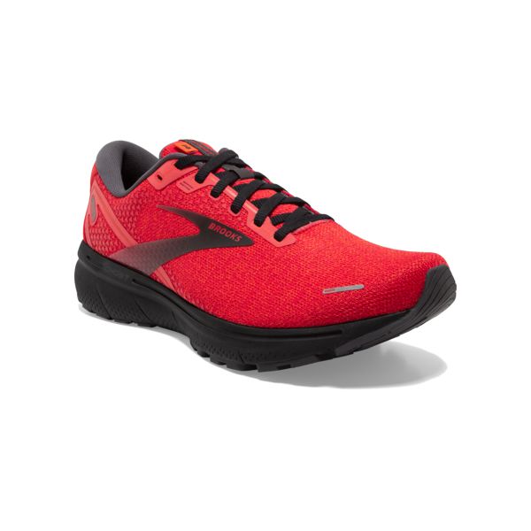 Brooks Ghost 14 Men's Road Running Shoes Pink / Red / Black | NZ-25198