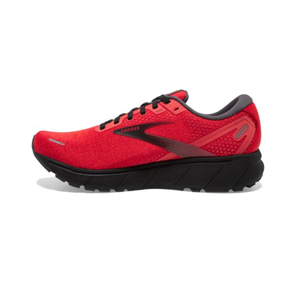 Brooks Ghost 14 Men's Road Running Shoes Pink / Red / Black | NZ-25198