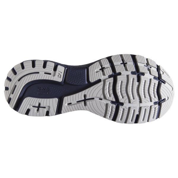 Brooks Ghost 14 Men's Road Running Shoes White / Grey / Navy | NZ-302748