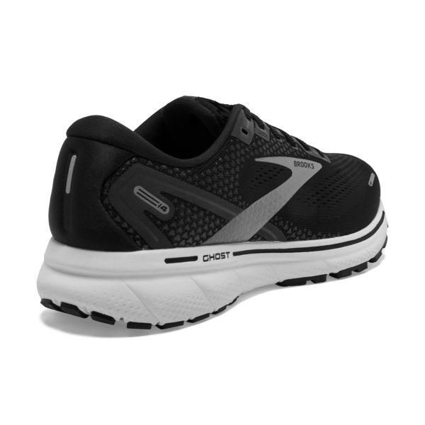 Brooks Ghost 14 Men's Road Running Shoes Black / White / Silver | NZ-654908