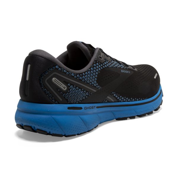 Brooks Ghost 14 Men's Road Running Shoes Black / Blue | NZ-689753