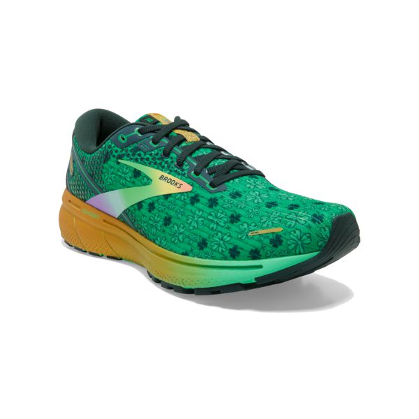 Brooks Ghost 14 Men's Road Running Shoes Green / Black / Gold | NZ-890751