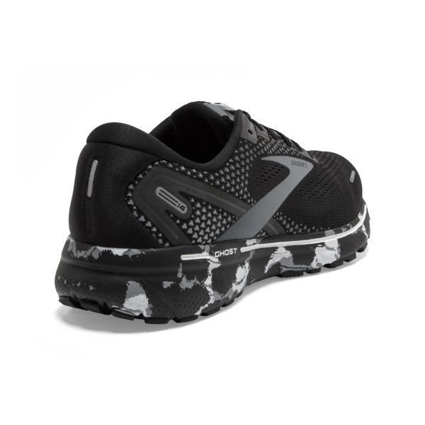 Brooks Ghost 14 Men's Road Running Shoes Black / Grey / White | NZ-903821