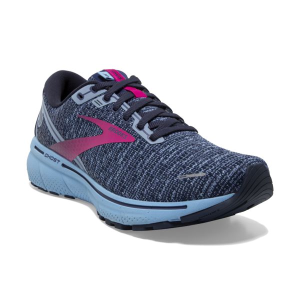 Brooks Ghost 14 Women's Road Running Shoes Blue / Red | NZ-208365