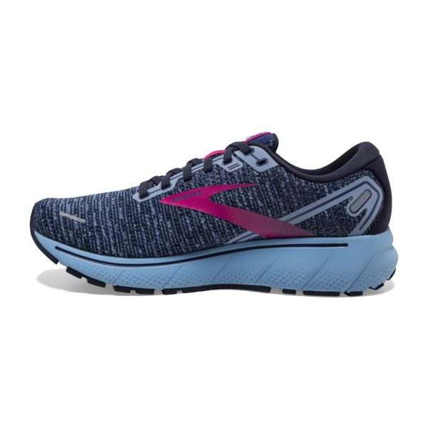 Brooks Ghost 14 Women's Road Running Shoes Blue / Red | NZ-208365